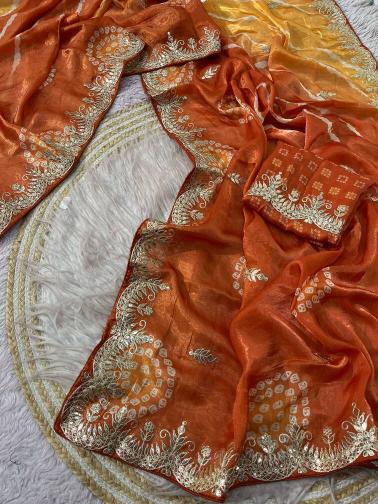 Vinayak lehriya print sadi saree order